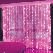 Resim Pembe LED Peri Işıkları, USB Güçlü, Kızılötesi Sensör, Uzaktan Kumanda, Plastik Malzeme, Yatak Odası, Sevgililer Günü, Noel, Cadılar Bayramı, Ramazan, Düğün Parti Süslemeleri 