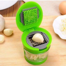 Resim 2 Farklı Bıçaklı Hazneli Kapaklı Pratik Sarımsak Soğan Rendesi Diğer 