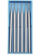 Resim Sones 2.35mm Saplı Tungsten Çelik Gravür Kesici Elektrikli İçi Boş Yeni Diş Açma Makinesi Zeytin Çekirdeği Oyma Kesici, Boyut: 1.0mm 