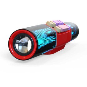 Resim Canpay Oyunculara Özel Gaming Bluetooth Hoparlör 5 USB 3.0 Portu, 20W Güçlü Ses 16 Renkli RGB Işık Efektli 