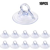 Resim Araba Güneşliği Vantuz Otomotiv İç Pvc Malzeme 10 Adet 45mm Çap Güçlü Çekme Halkası Kırlangıç Vantuz Şeffaf 