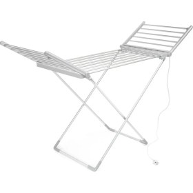 Resim Gri Elektrikli Çamaşır Kurutma Askısı, Pratik ve Hızlı Kurutma Çözümü 