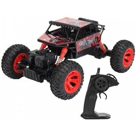 Resim R/C 1:18 Rock Crawler Uzaktan Kumandalı Şarjlı Araba Kırmızı 