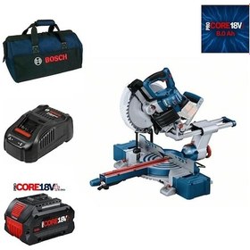 Resim Bosch GCM 18V-254 D 1x8 Ah Procore 18v+ Akülü Gönye Kesme Bez Çantalı 