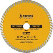 Resim SGS Öztürk Sgs Turbo Kanallı Elmas Testere 180mm 