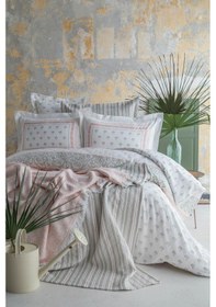 Resim Tek Kişilik Florantine Adaçayı Timeless Yatak Örtüsü Nevresim Prime Set Adaçayı 