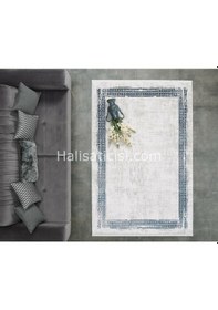 Resim Gümüşsuyu Halı Black&Brown 11298 Mavi 