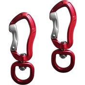 Resim Suntek Magideal 1 Çift Döner Karabina 76mm kırmızı Yuvarlak Göz 