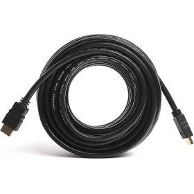 Resim Ata Elektronik 10 Metre 10 mt Hdmı Kablo Pc ile Tv Arası Ses ve Görüntü Kablo Gold Altın Kablo Full Hd Siyah 