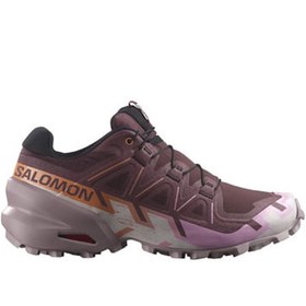 Resim Salomon SPEEDCROSS 6 W Bordo Kadın Koşu Ayakkabısı 