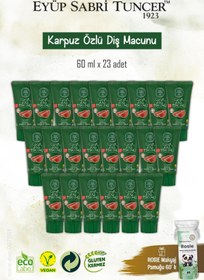 Resim Eyüp Sabri Tuncer 23 Adet Doğal Karpuz Özlü Çocuk Diş Macunu 60 ml, Rosie Hediye 