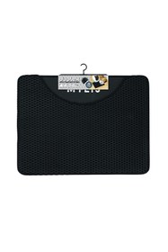 Resim Hype Store M-Pets Duplex Elekli Kedi Kumu Paspası Siyah 45x65 cm 