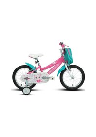 Resim Carraro Moggy 12 Jant Pembe Beyaz Turkuaz Kız Çocuk Bisikleti Pembe 