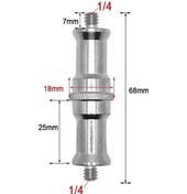 Resim Marka Sc06 1/4 - 1/4 Çift Taraflı Bağlantı Vidası 