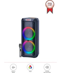 Resim Torima BTS-2175 Bluetooth 5.3 Kablosuz Hoparlör – 2x5W Çift Hoparlör, FM Radyo, AUX, TF Kart, USB, 1 