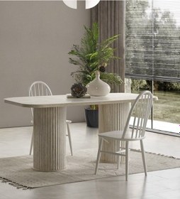 Resim Luxia Mdf Yemek Masası Aytaşı 