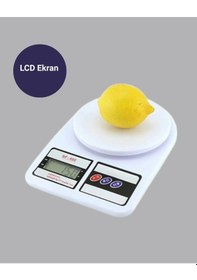 Resim Mey İthalat Lcd Ekranlı Hassas Dijital Mutfak Terazisi 5kg Kapasite, 1g Hassasiyet 