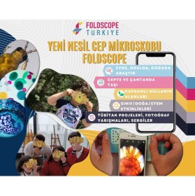 Resim Hype Store Foldscope Cep Mikroskobu Gezgin Seti 