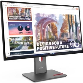 Resim Lenovo Thinkvision P27QD-40 64B3ZAR2TK 27” Qhd Pivot, Type-C, RJ45 + MC60 Webcam 4ms 120Hz 2560*1440 Wled Monitor 