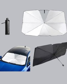 Resim Zengemtx Uv Korumalı Şemsiye Tipi Oto Güneşliği - Geniş Araç Uyumu 