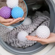 Resim Çamaşır Topu Güçlü Dezenfeksiyon Anti-Sarma Davul Ev Giysi Topu Sürtünme Kalınlaştırma Karışmayan Yıkama Rulo Topu Düğümleme Önleyici 