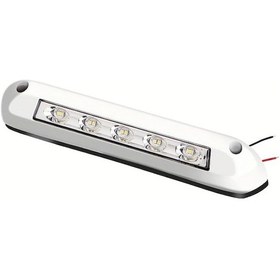 Resim Xuweiwei Beyaz 1 Adet Yüksek Parlaklık Led Awn Işık Barı Karavan Rv Van Trailer İçin 12 24v 8watt 600 700lm Dayanıklı Plastik Yapı Dış Mekan Veranda Işığı 