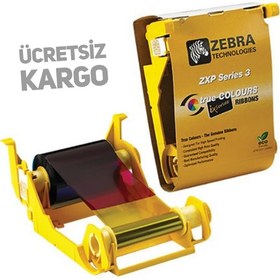 Resim Zebra Zxp3 Renkli Ribon Pn: 80033-340 280 Baskılık Fatura 