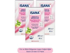 Resim Yüz ve Bikini Bölgesi Için 20 Adet Soğuk Ağda Bandı, 3 Paket Halinde 