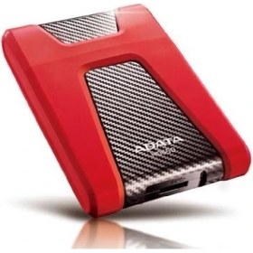 Resim Adata HD650 - 2 Tb, USB 3.2 Gen.1'li Harici Sabit Sürücü, Kırmızı 