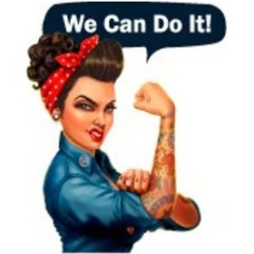 Resim Bay Etiket Pnp47Pinup Kizi Sticker 