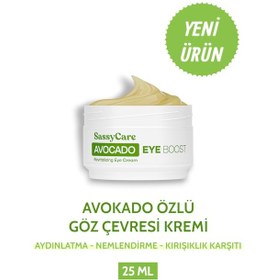 Resim Sassycare Avocado Eye Boost Nemlendirici Göz Kremi 25 Ml 