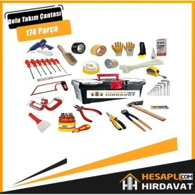 Resim 174 Parça El Aleti Seti Çanta ile Tamir ve Bakım Için Ideal 