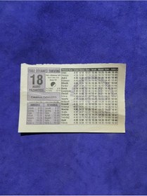 Resim 18 Mart 2002 Takvim Yaprağı - Nostalji Koleksiyonluk Takvim Yaprağı 