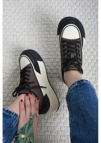 Resim Guja Rachel Hakiki Deri Kadın Spor Ayakkabı Haki-haki Haki 