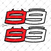 Resim Bay Etiket Rfhlm50 Reflektif Lorenzo 99 Etiket Seti - 2'li Set 