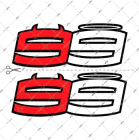 Resim Bay Etiket Rfhlm50 Reflektif Lorenzo 99 Etiket Seti - 2'li Set 