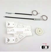Resim Audi A1 MK1 8X 2010-2019 5-Kapı İçin Arka Sağ Cam Kriko Tamir Set 