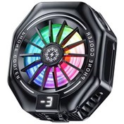 Resim Bl-01 Manyetik Cep Telefon Soğutma Fanı Radyatör Soğutucu Kablolu Işıklı Dereceli 