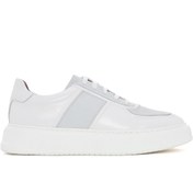 Resim Derimod Erkek Beyaz Bağcıklı Deri Sneaker 25SFD724318 