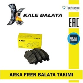 Resim Ford Focus 3 2012-2019 Kale Arka Fren Balatası 