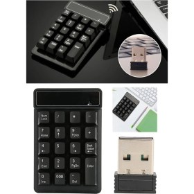 Resim Munico Dizüstü Desktop Pc Pro Için USB Sayısal Tuş Takımı Mini Numara Defteri Numpad 18 Tuş Klavyesi Pro 