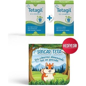 Resim Tetagil Bebek Diş Granülü 2'li Paket + Sincap Teta Hikaye Kitabı 