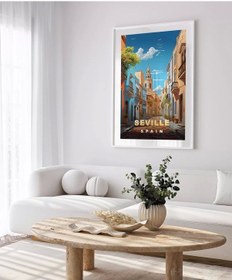 Resim Çerçevesiz Poster Endülüs Ruhuyla Sevilla 
