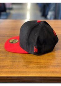 Resim La Lakers Nakışlı Hiphop Snapback Rapper Basket Cap Şapka 