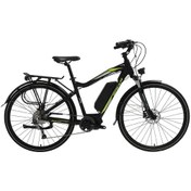 Resim Bisan E-City Elektrikli Şehir Bisikleti Siyah-Yeşil-48 cm 
