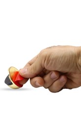 Resim Badem10 5 Adet Yarımay Yapışkanlı Kapı Kolu Stoperi Tamponu Metal Kapı Stopu Durdurucu Tutucu Tutacağı Gold Altın 