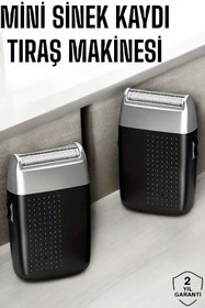 Resim ASTRALTECH Tıraş Makinesi Mini Sinek Kaydı Şarjlı Taşınabilir Paslanmaz Çelik 