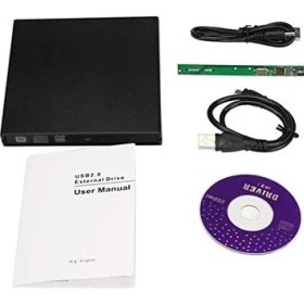 Resim 5114 USB Sata Slim 9.5mm DVD Rw Writer SSD External Harici Caddy Kutu 