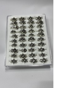 Resim Muensu 40lı Karışık Ebat Dağıtmalık Yüzük, 40 Adet Hac Umre Malzemesi, Dökme Yüzük, Hac, Umre, Hediyelik 