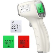 Resim FR202 Kontaktlos Stirnthermometer – Kızılötesi Ateş Ölçer, Dijital Anında Ölçümü, Fieberalarm – Bebek, Yetişkinler Için Uygundur ve Yüzey Gri 